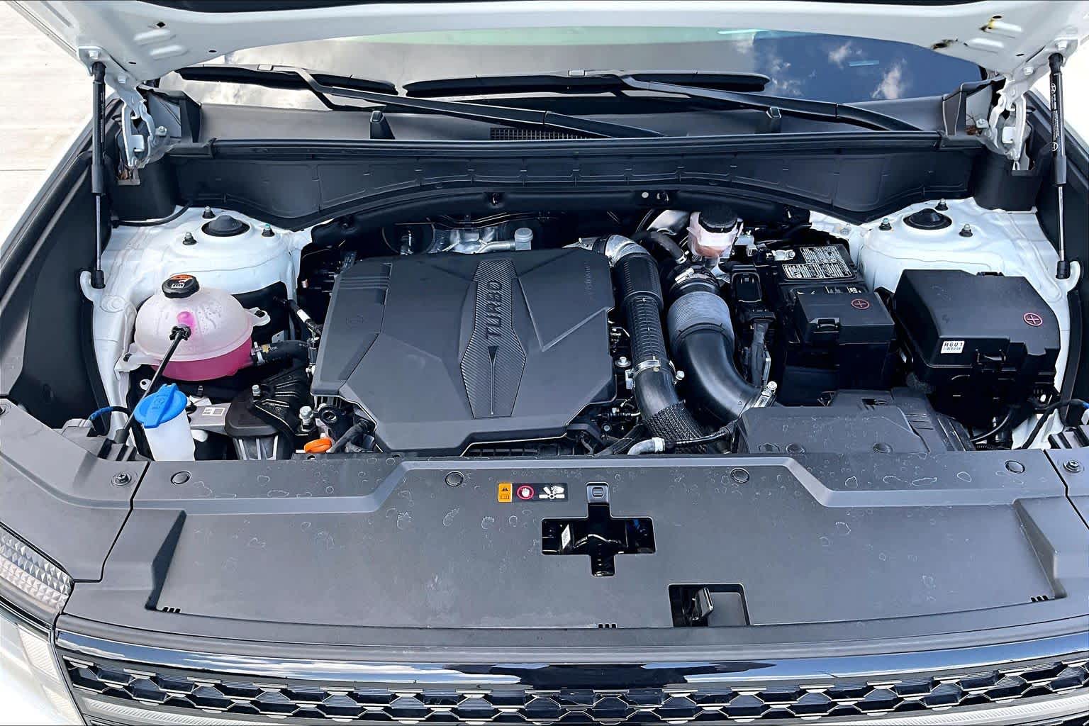2025 Hyundai Santa Fe Calligraphy Serenity White at Tomball Ford
