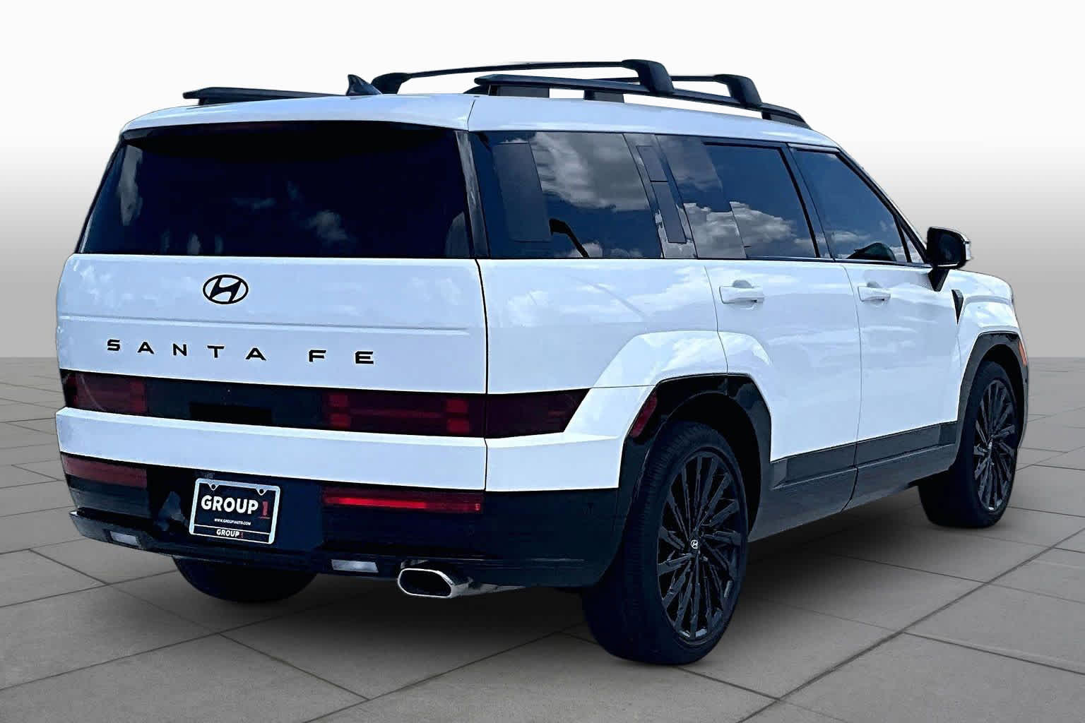 2025 Hyundai Santa Fe Calligraphy Serenity White at Tomball Ford