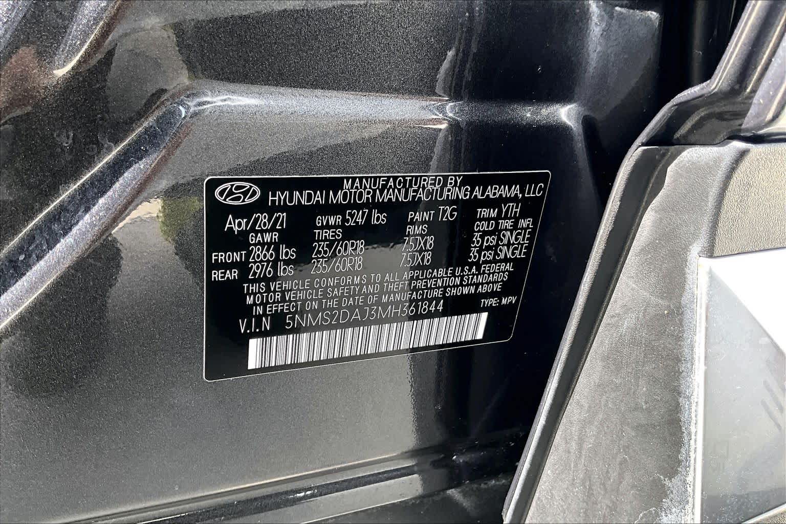 2021 Hyundai Santa Fe photo 33 of 33