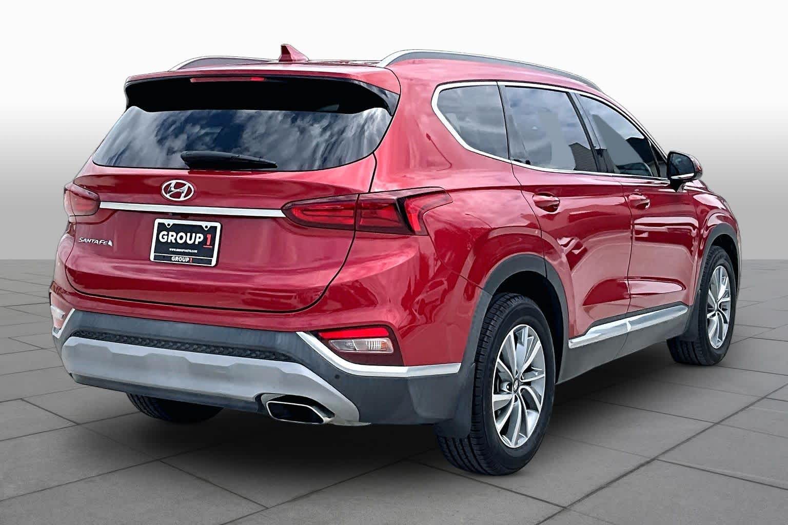 2020 Hyundai Santa Fe SEL Scarlet Red at BMW of West Houston