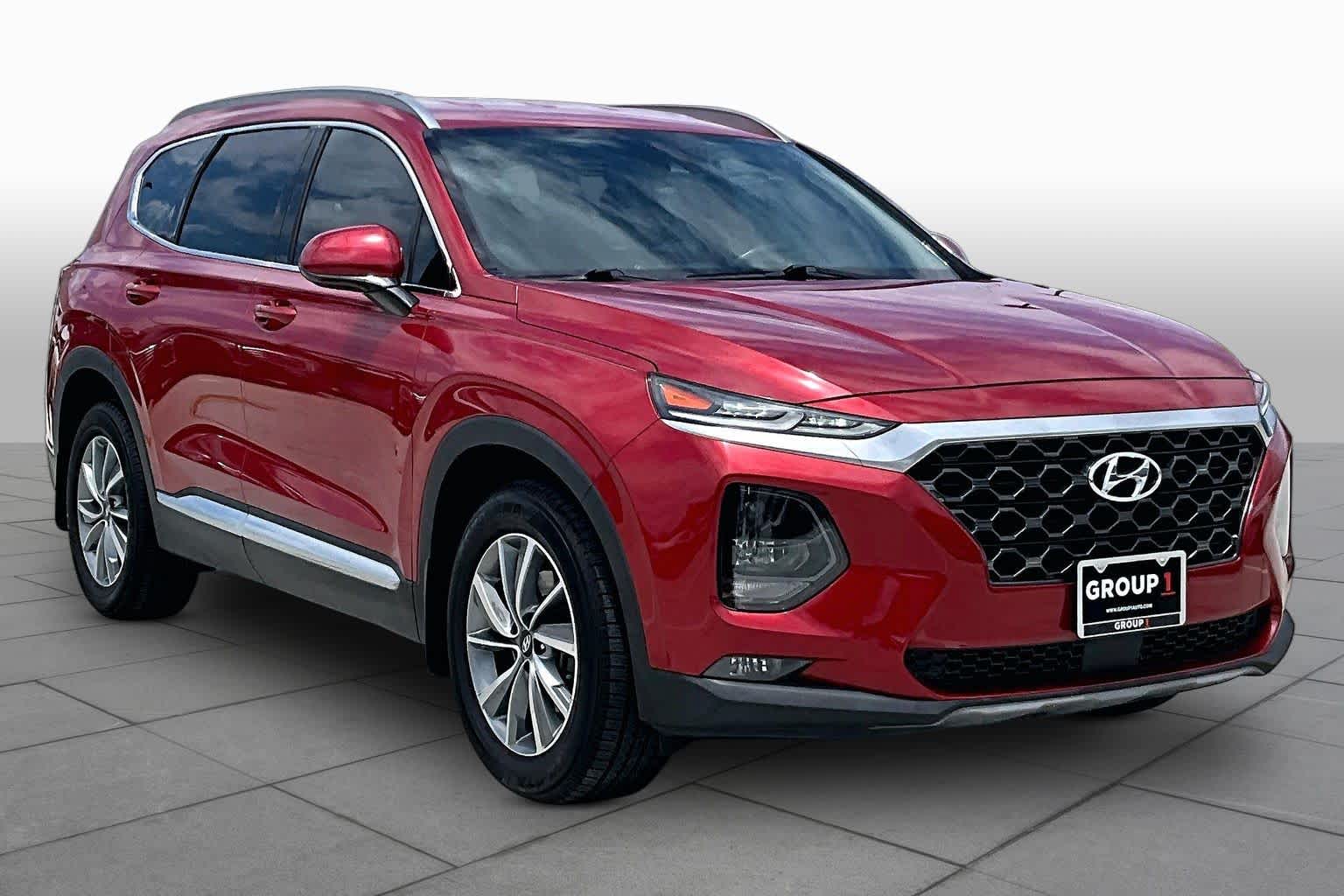 2020 Hyundai Santa Fe SEL Scarlet Red at BMW of West Houston