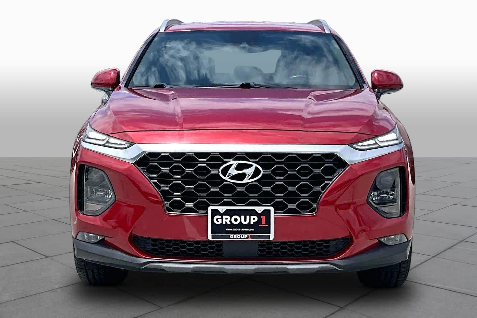 2020 Hyundai Santa Fe SEL Scarlet Red at BMW of West Houston