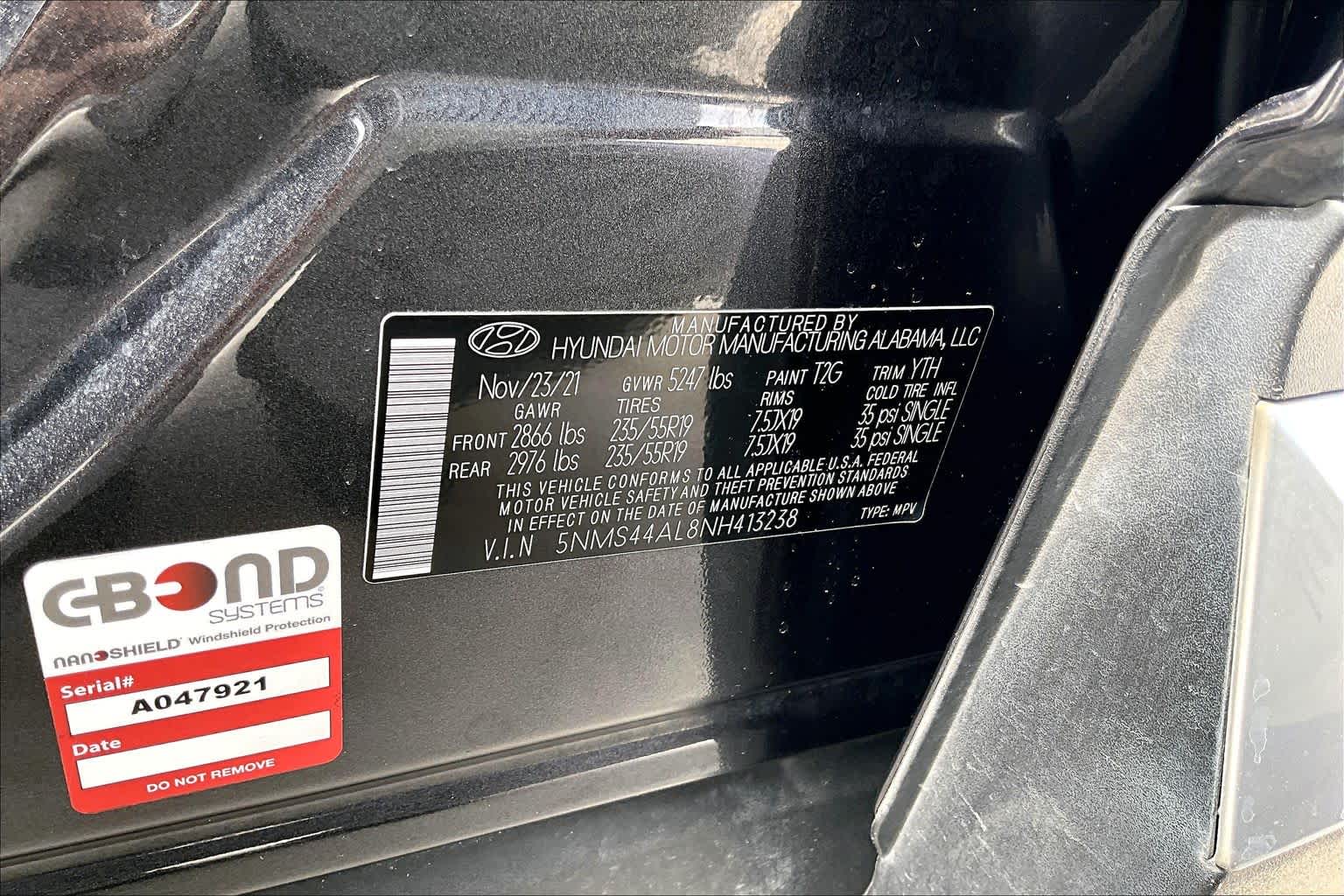2022 Hyundai Santa Fe Limited Portofino Gray at HGreg Houston