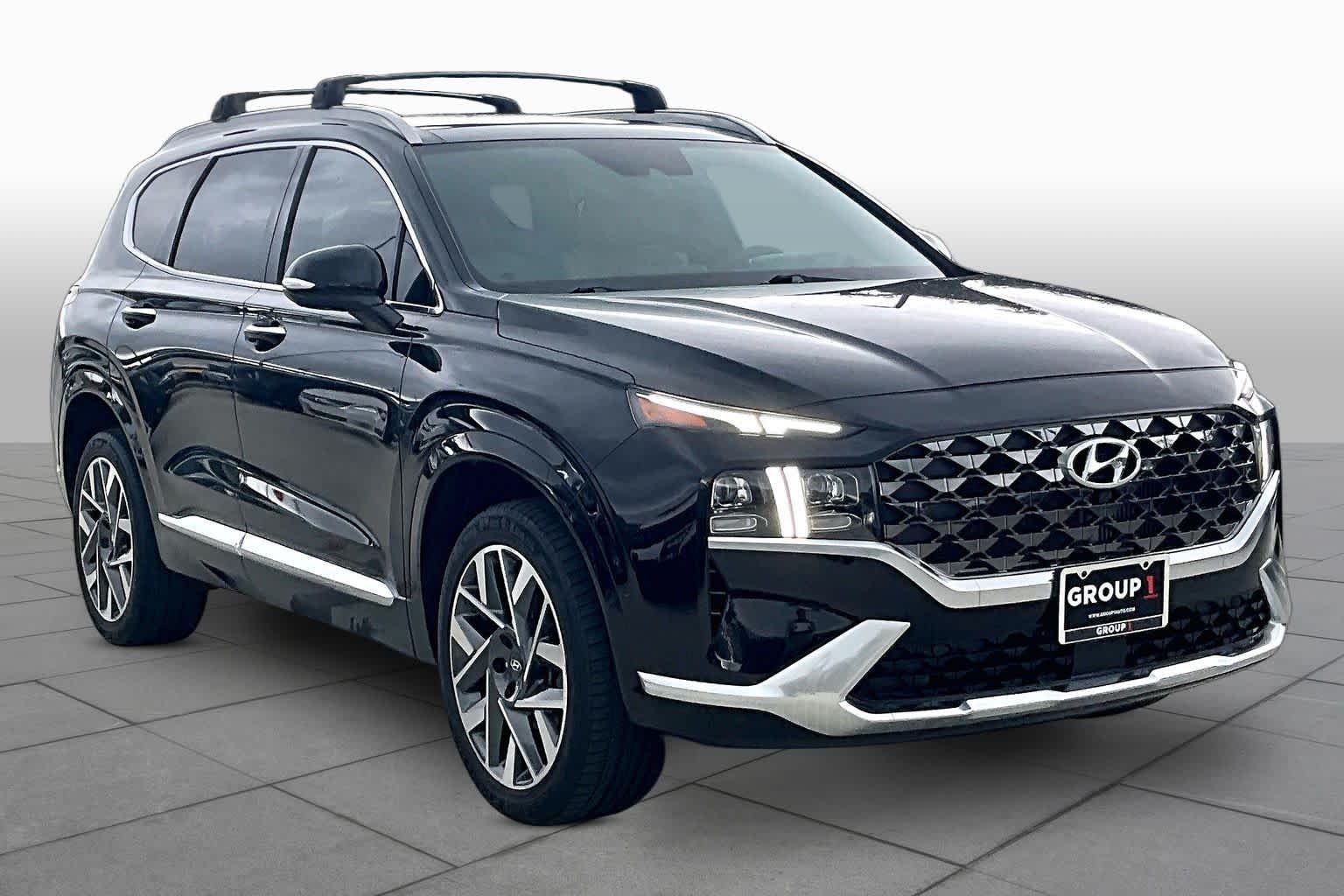 2021 Hyundai Santa Fe Calligraphy Twilight Black at HGreg Houston
