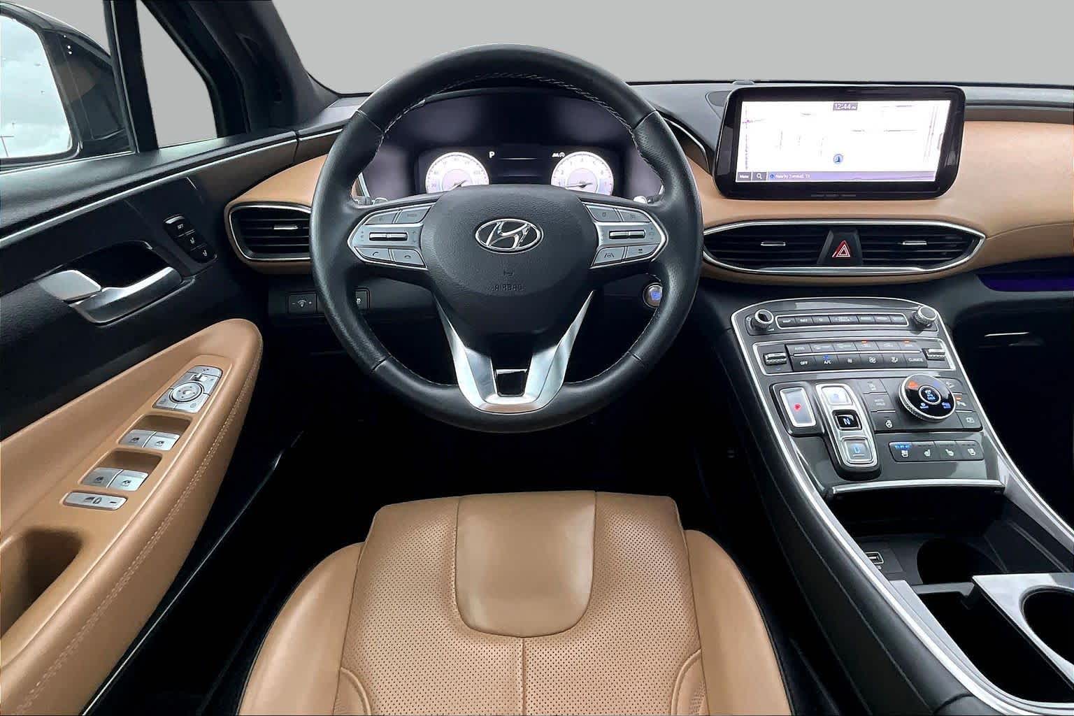 2021 Hyundai Santa Fe Calligraphy Twilight Black at HGreg Houston