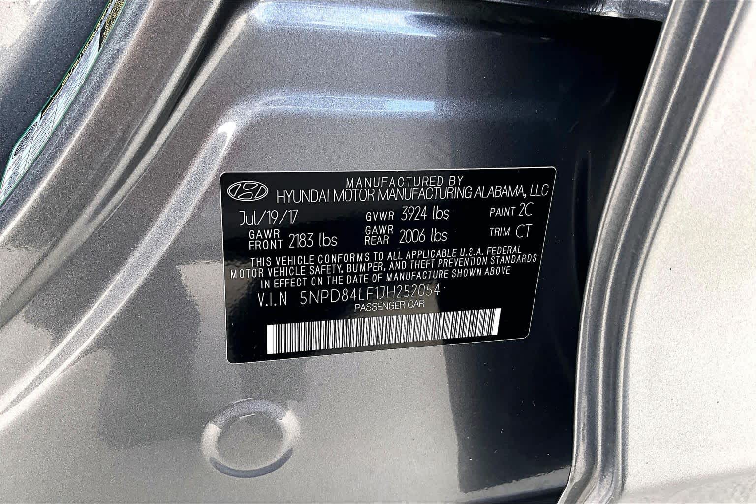 2018 Hyundai Elantra SEL Machine Gray at HGreg Houston