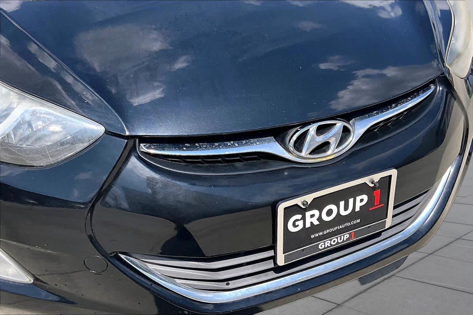 2013 Hyundai Elantra GLS Phantom Black Metallic at Mac Haik Ford