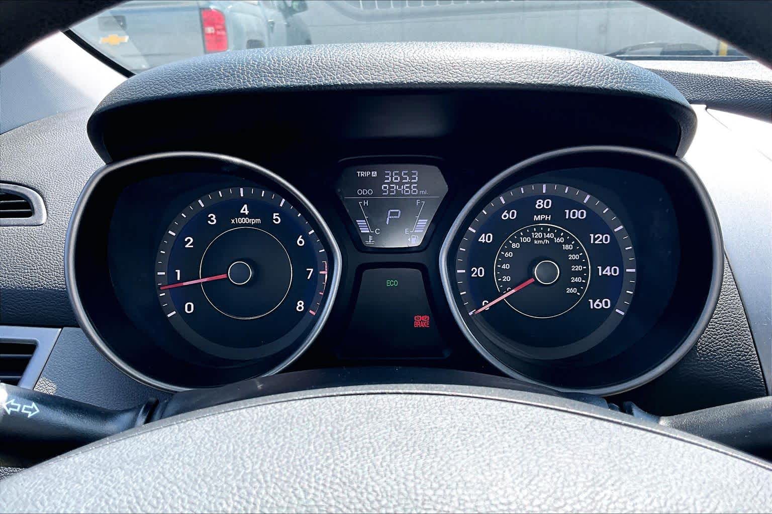 2013 Hyundai Elantra GLS Phantom Black Metallic at Mac Haik Ford