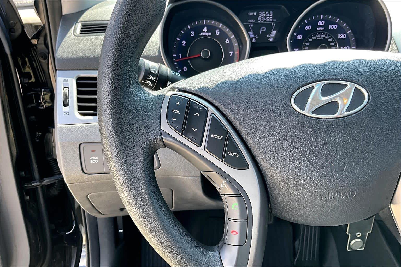 2013 Hyundai Elantra GLS Phantom Black Metallic at Mac Haik Ford