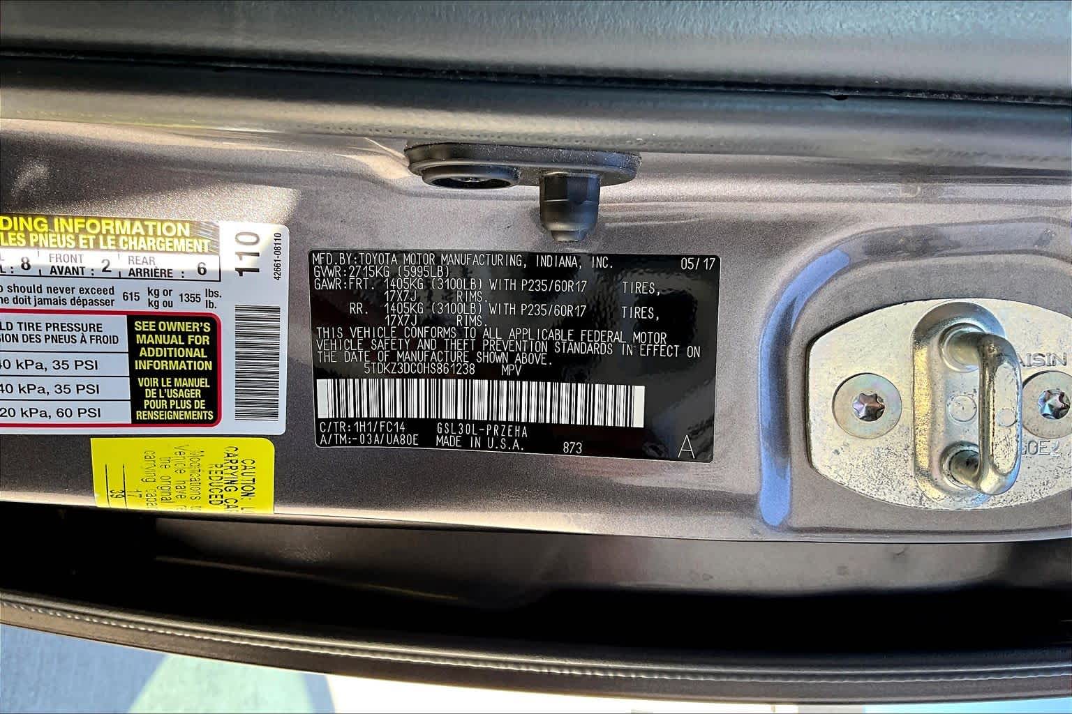2017 Toyota Sienna photo 26 of 26