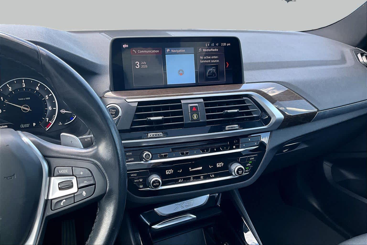 2019 BMW X3 sDrive30i sDrive30i Glacier Silver Metallic at Lexus Southwest Houston