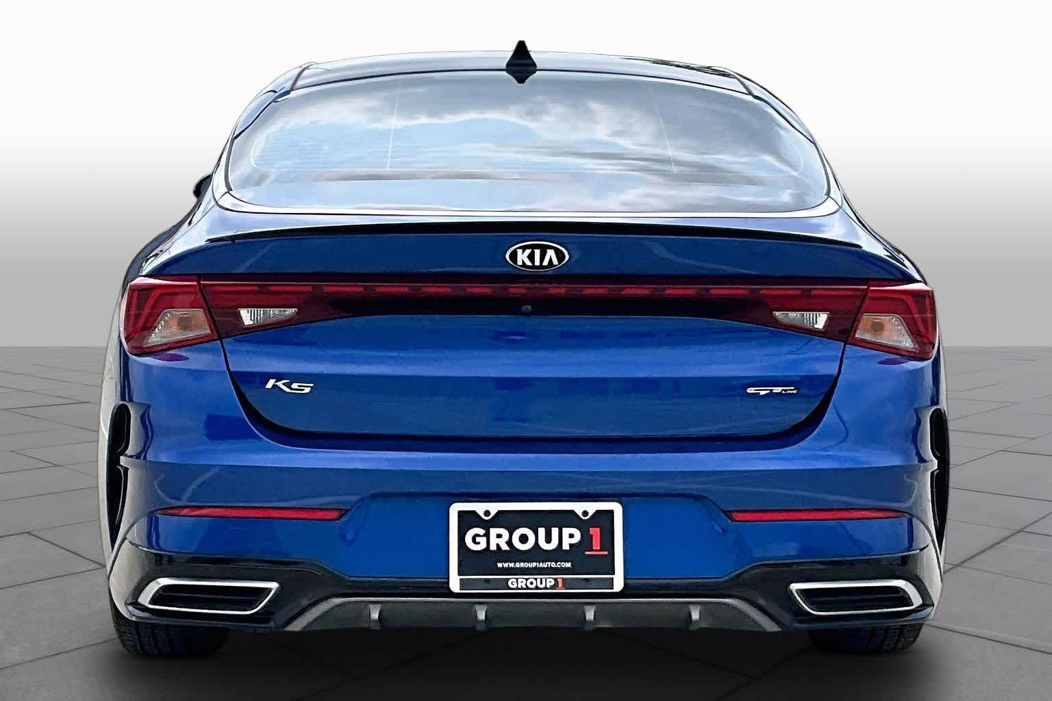 2021 Kia K5 GT-Line Sapphire Blue at HGreg Houston