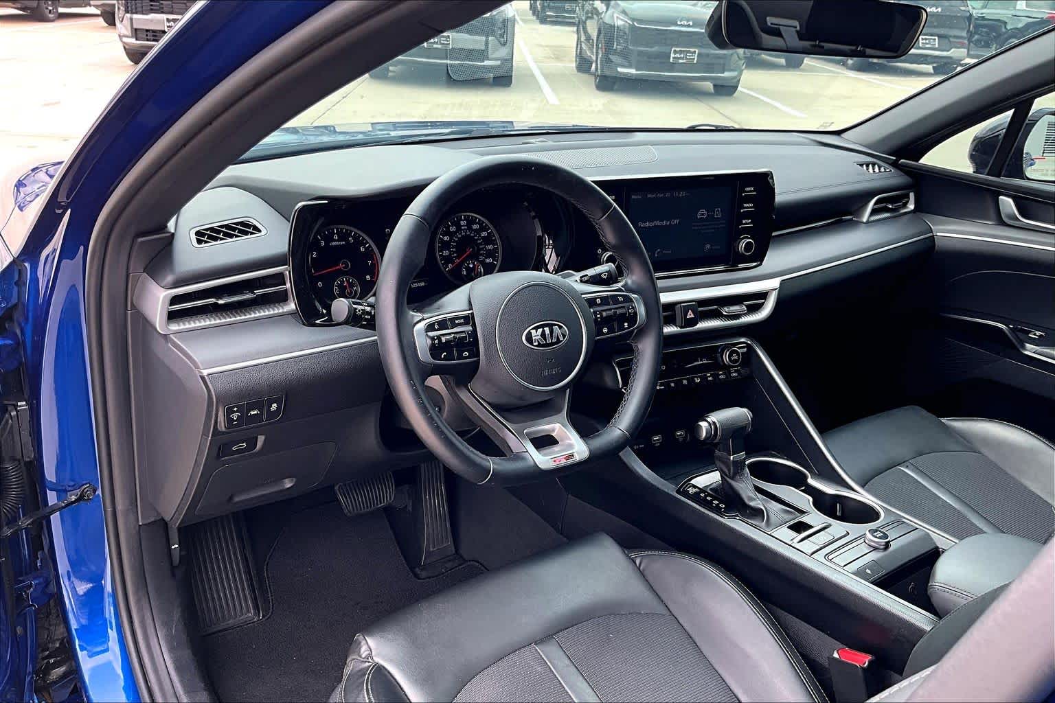 2021 Kia K5 GT-Line Sapphire Blue at HGreg Houston