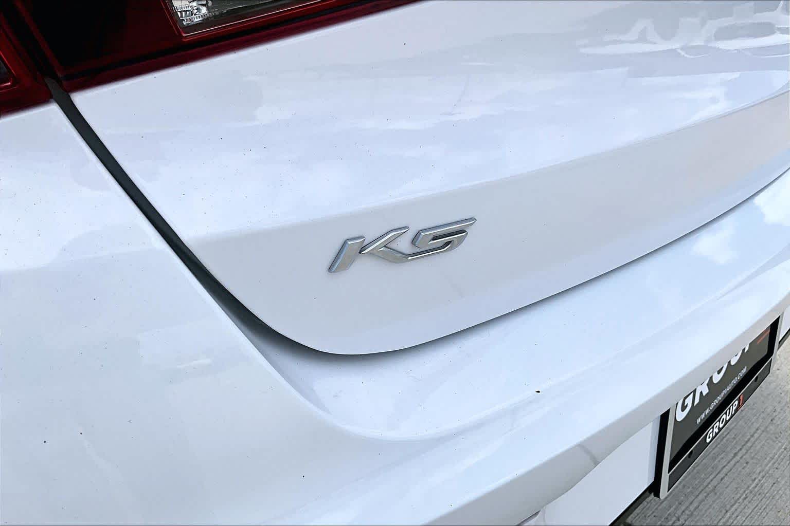 2022 Kia K5 GT-Line Glacial White Pearl at HGreg Houston