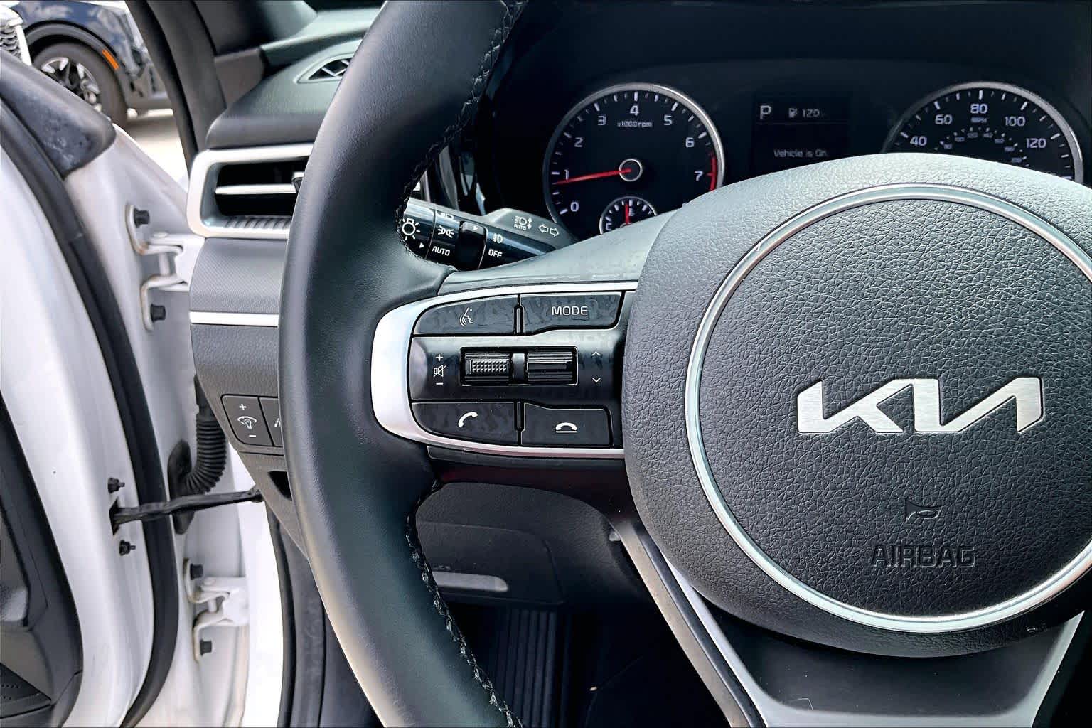 2022 Kia K5 GT-Line Glacial White Pearl at HGreg Houston