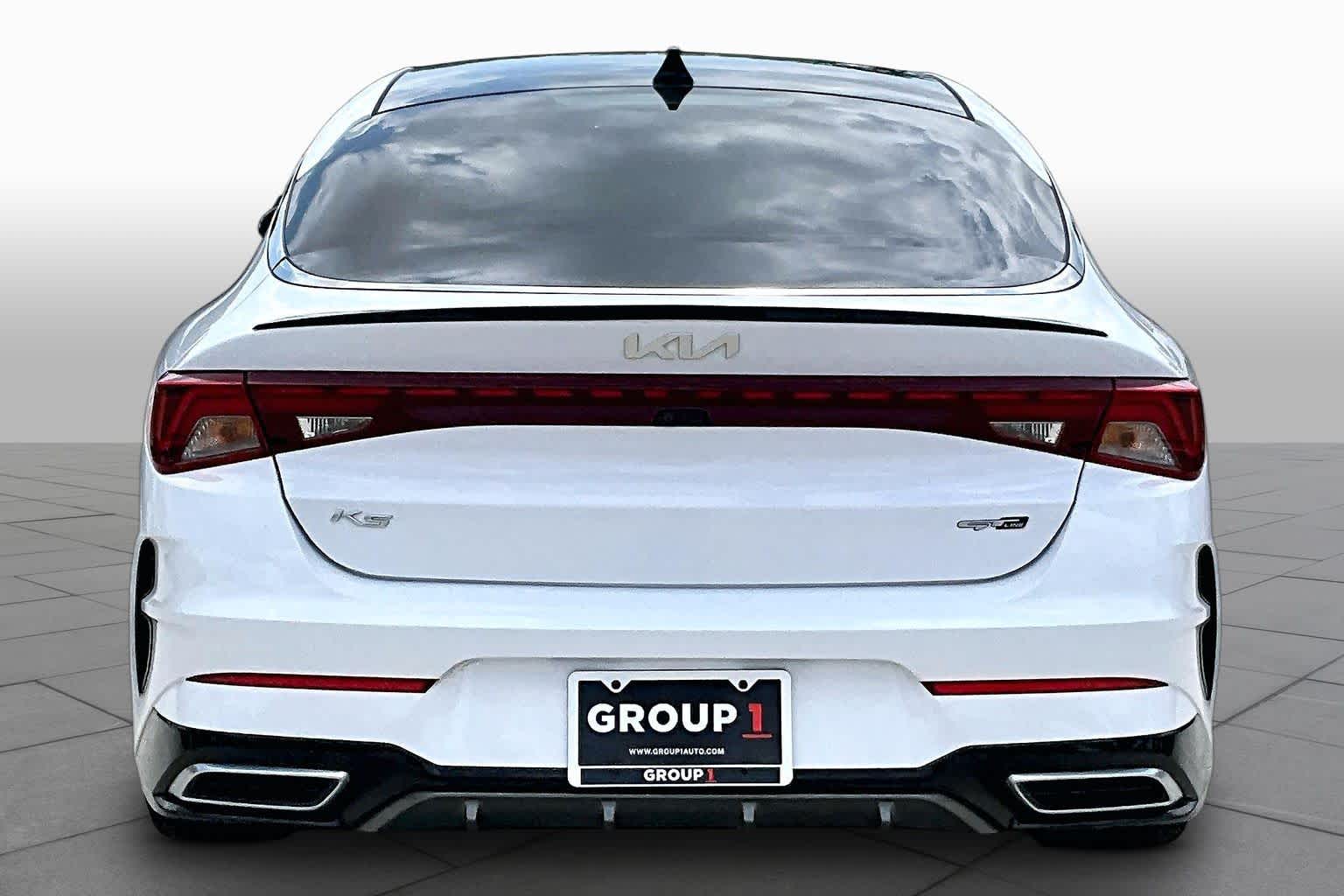 2022 Kia K5 GT-Line Glacial White Pearl at HGreg Houston