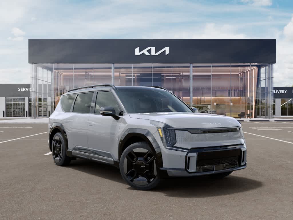 2026 Kia EV9 GT-Line Wolf Gray/Ebony Black Roof at Westside Kia
