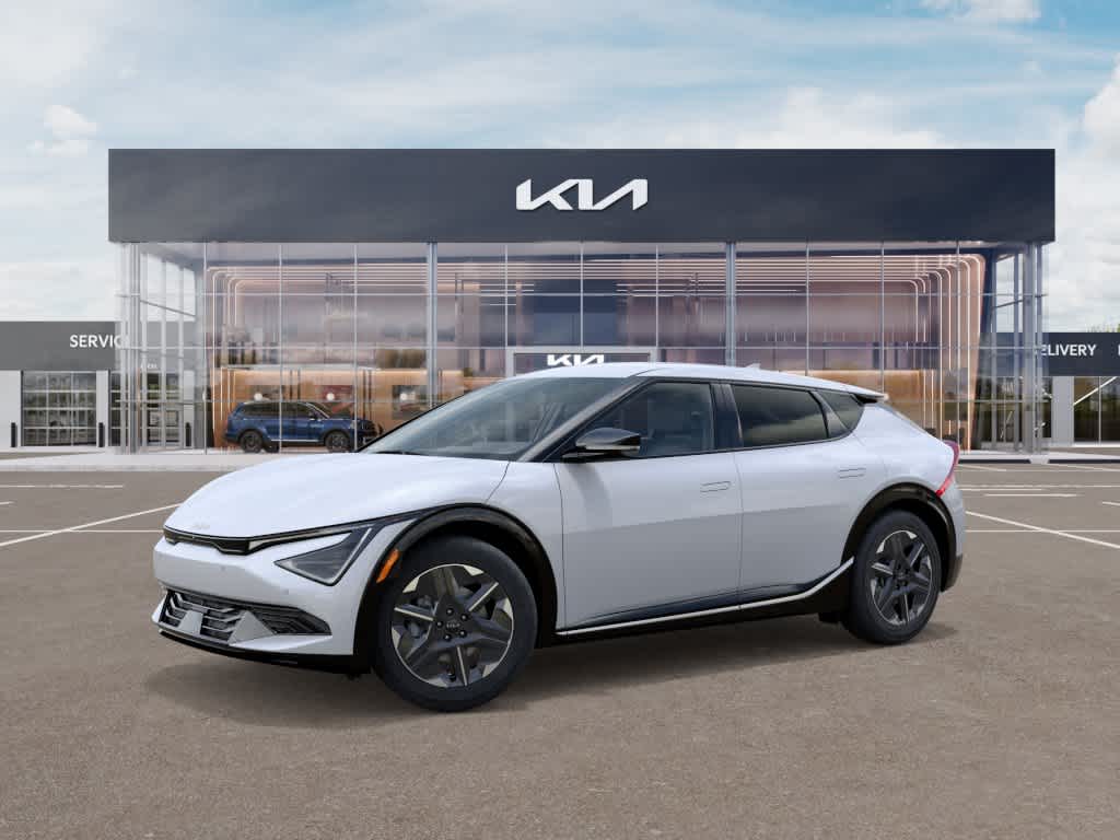 2026 Kia EV6 Light Long Range Glacial White Pearl at Beck & Masten Kia