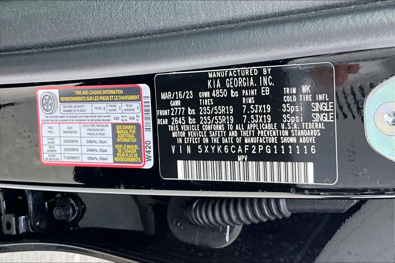 2023 Kia Sportage X-Line Ebony Black at Beck & Masten Kia