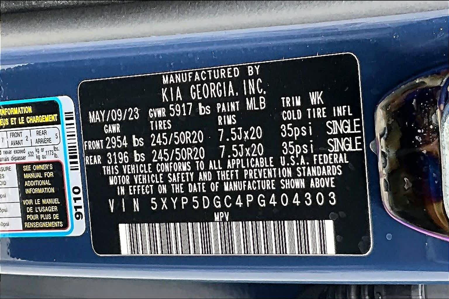 2023 Kia Telluride SX Prestige X-Line Midnight Lake Blue at Westside Kia