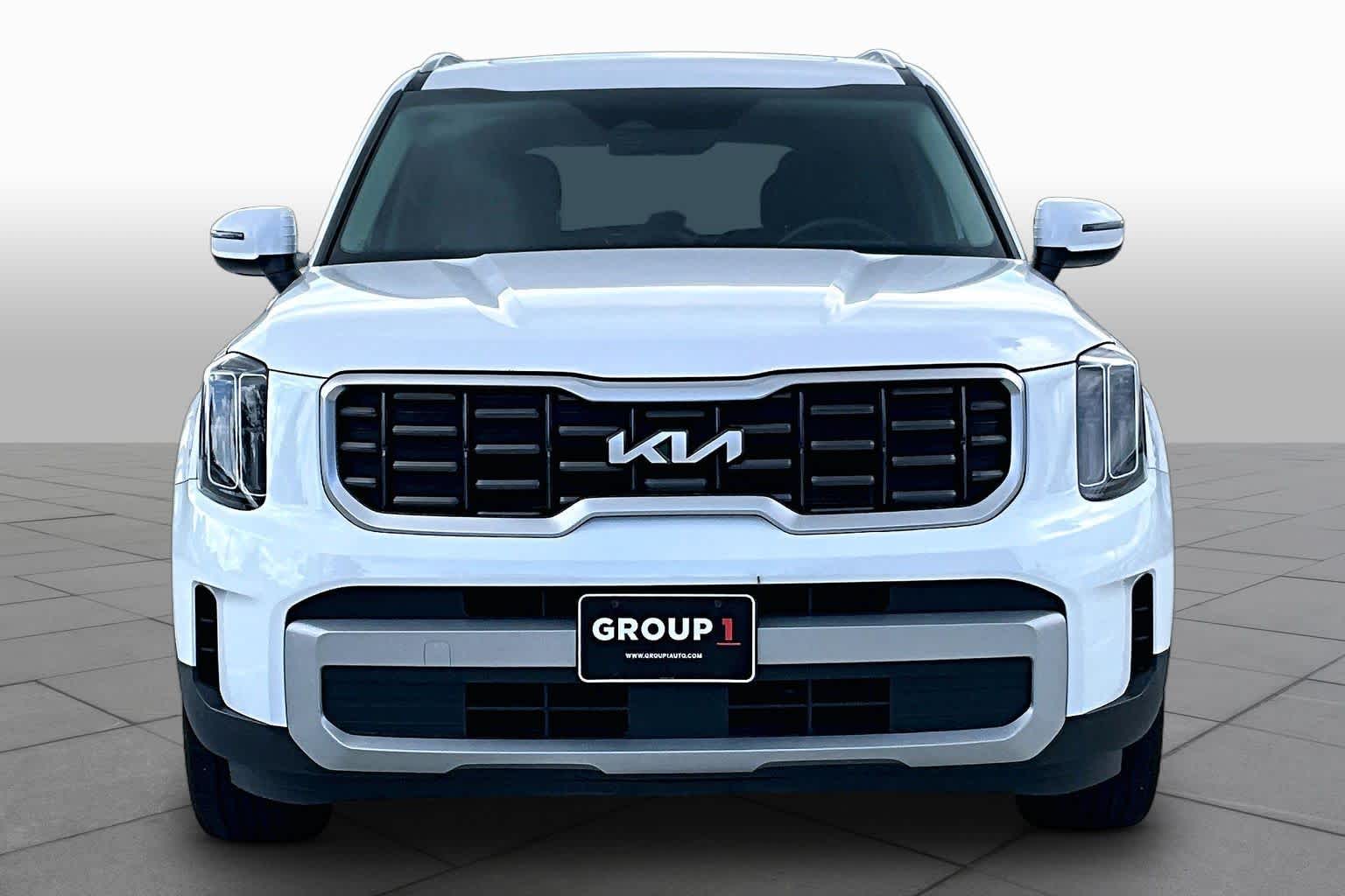 2023 Kia Telluride S Glacial White Pearl at Westside Kia