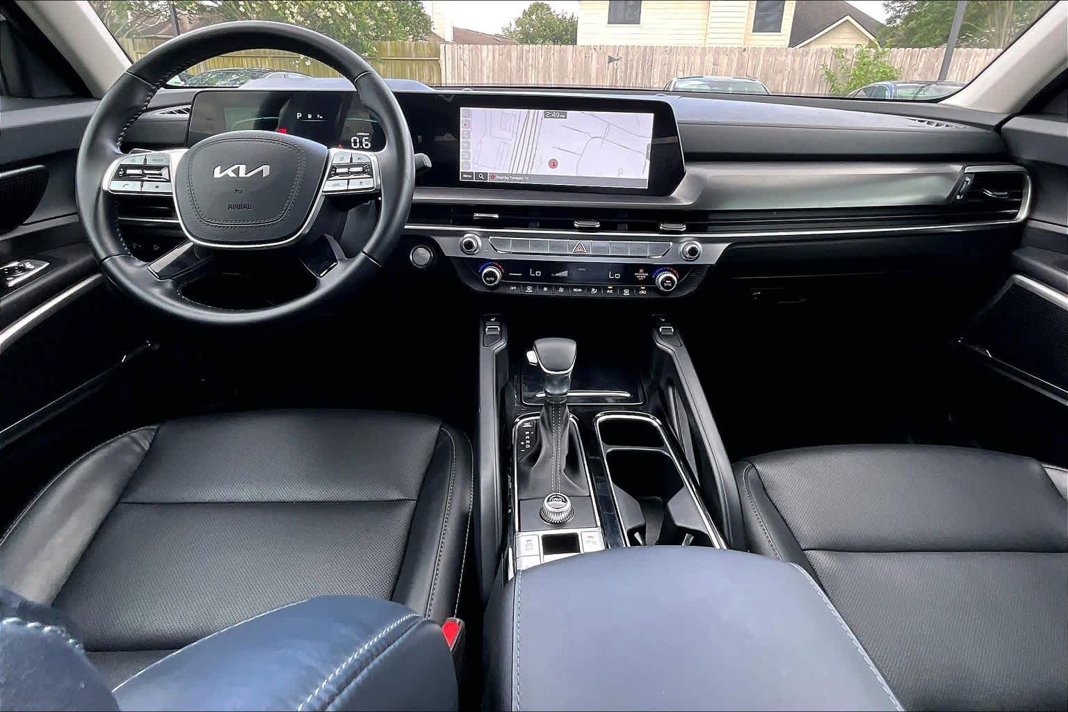 2023 Kia Telluride S Glacial White Pearl at Westside Kia