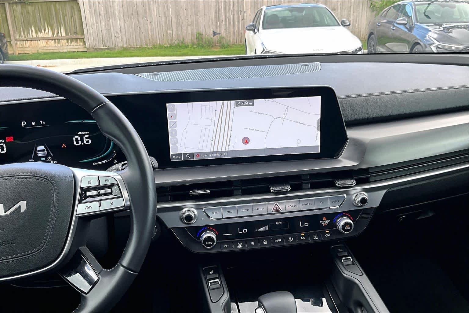2023 Kia Telluride S Glacial White Pearl at Westside Kia