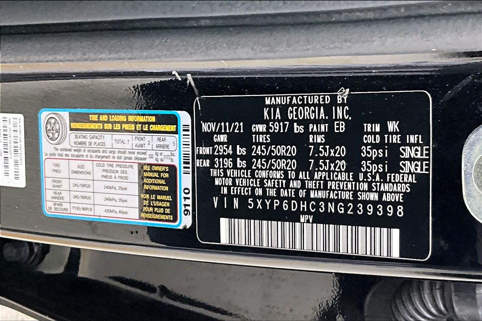 2022 Kia Telluride S Ebony Black at Beck & Masten Kia