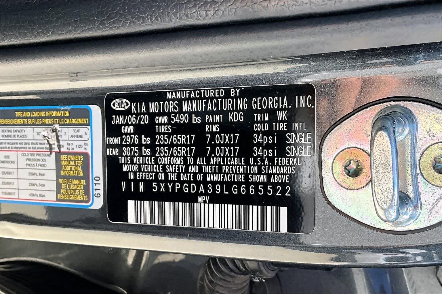 2020 Kia Sorento LX Gravity Grey at Group 1 GMC Buick South