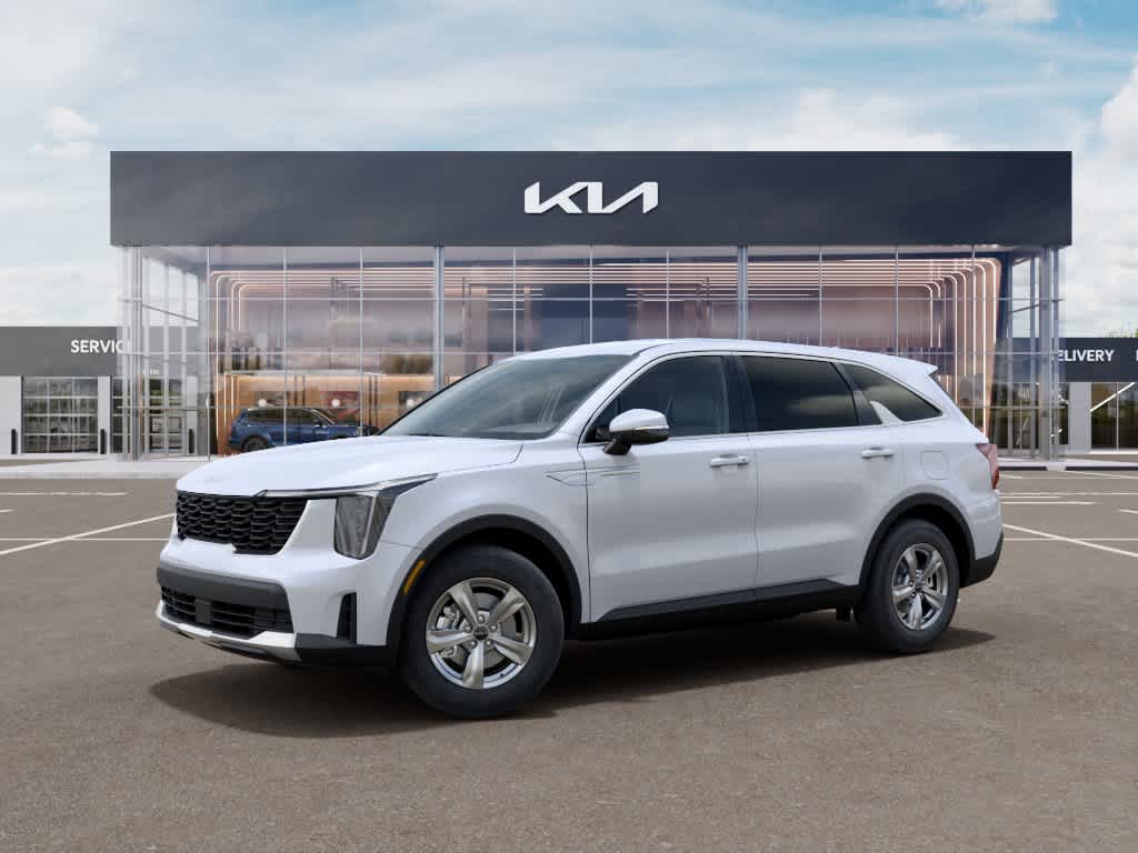 2026 Kia Sorento LX Glacial White Pearl at Beck & Masten Kia