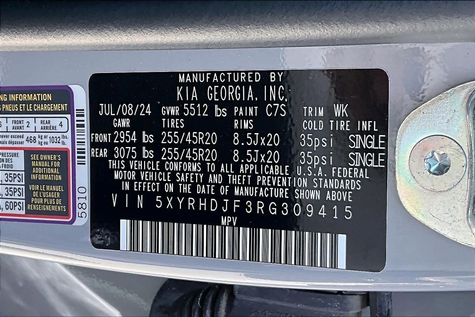 2024 Kia Sorento X-Line EX Wolf Gray at Westside Kia