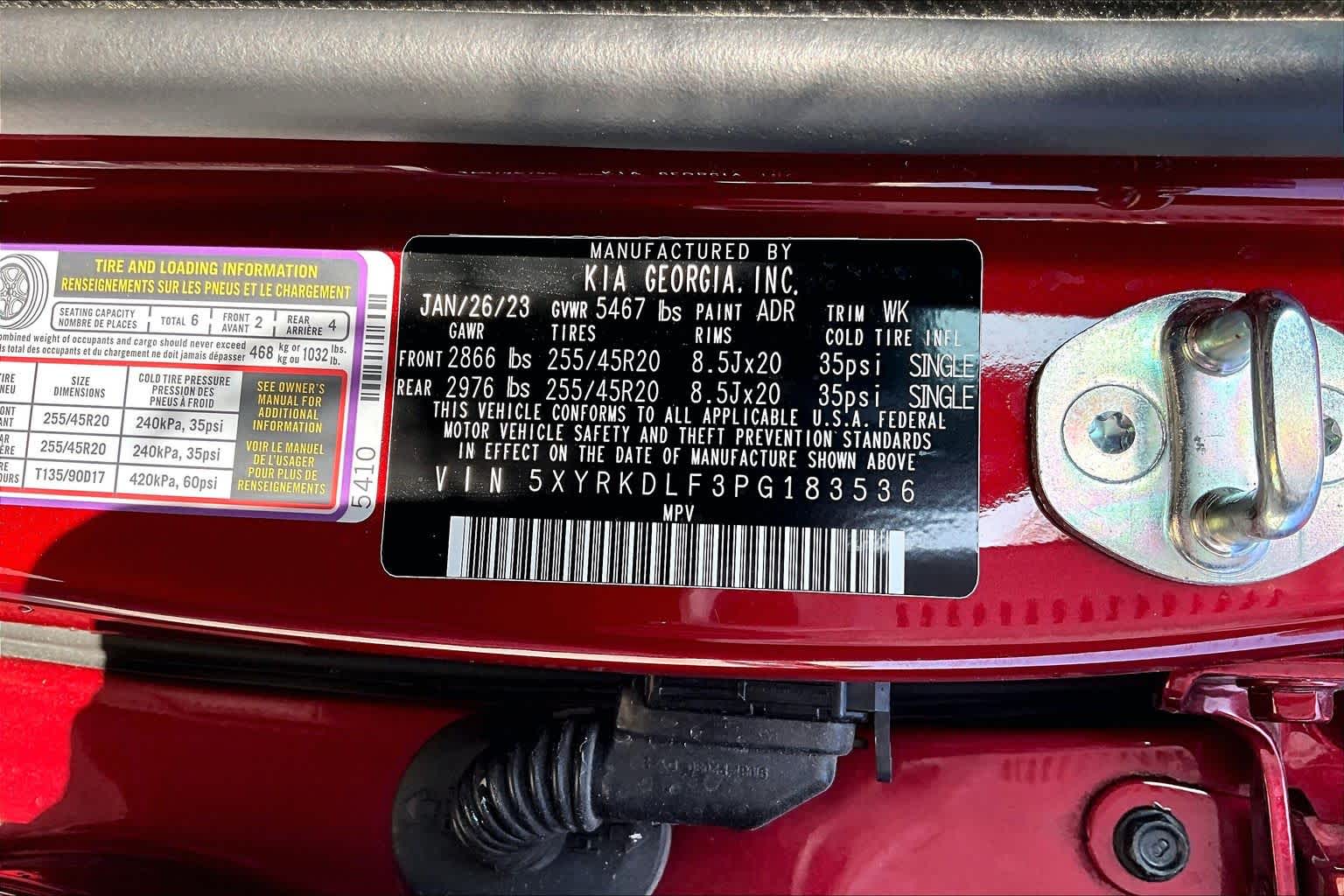 2023 Kia Sorento SX Passion Red at AutoNation USA Houston