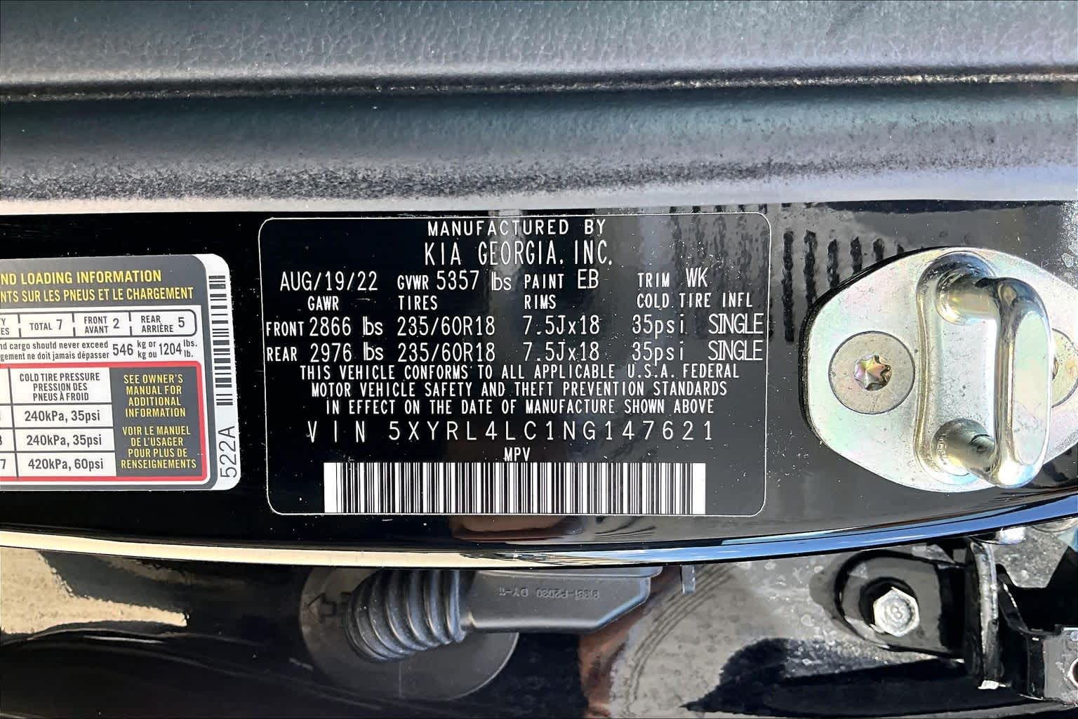 2022 Kia Sorento photo 32 of 32