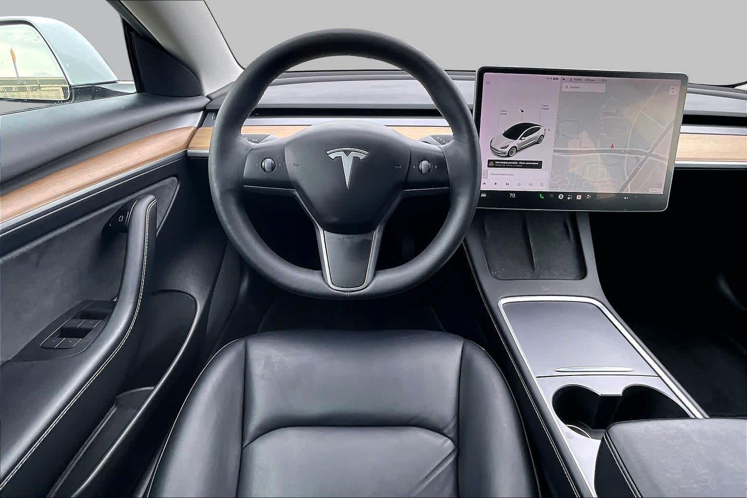 2021 Tesla Model 3 Standard Range Plus Pearl White Multi-Coat at Westside Kia