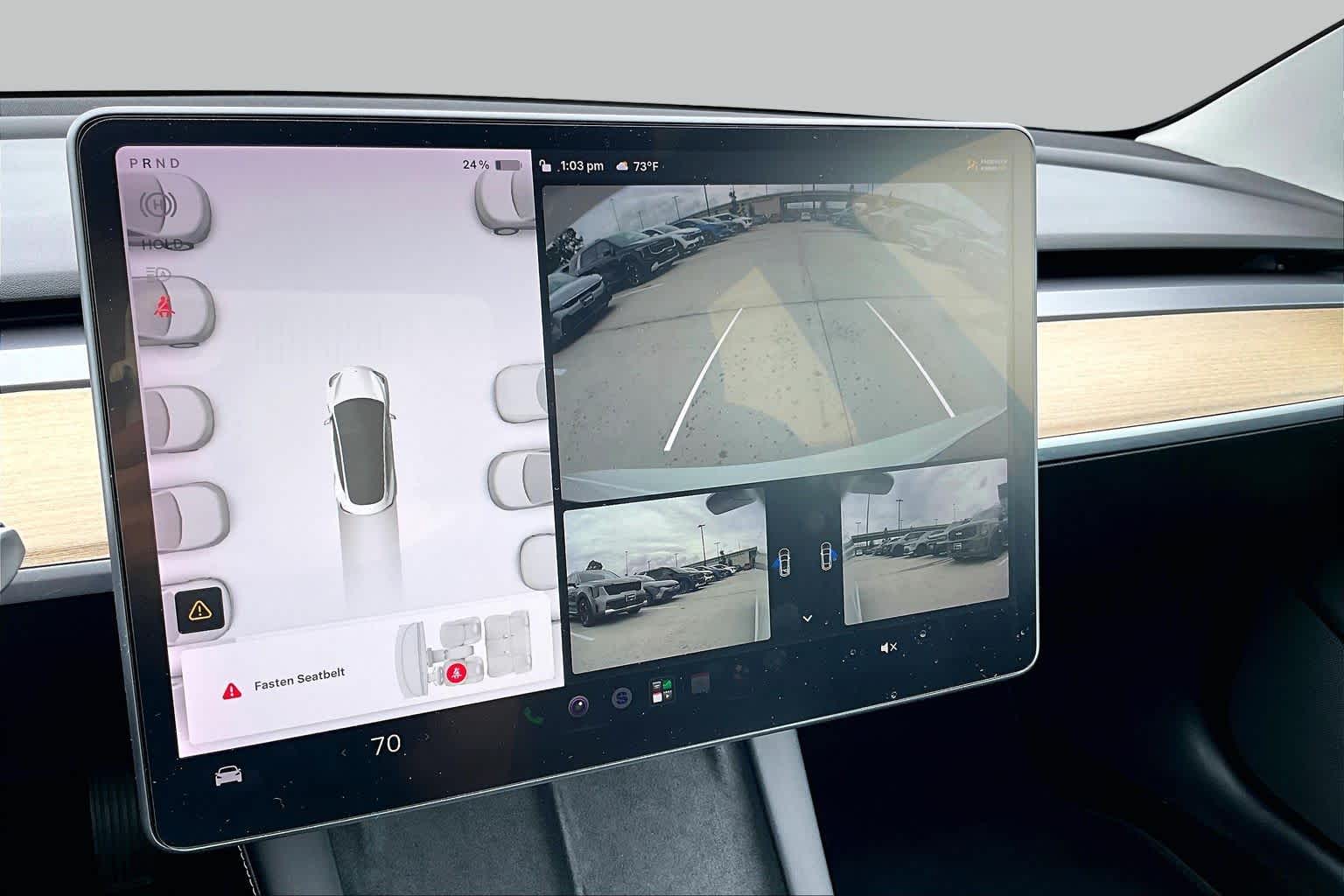 2021 Tesla Model 3 Standard Range Plus Pearl White Multi-Coat at Westside Kia