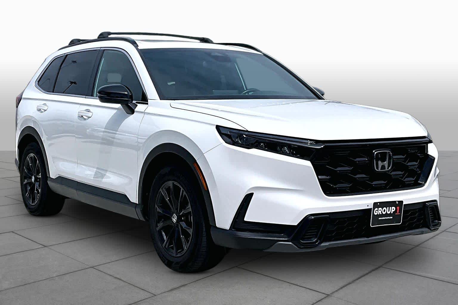 2024 Honda CR-V Hybrid Sport Platinum White Pearl at Texan GMC Buick