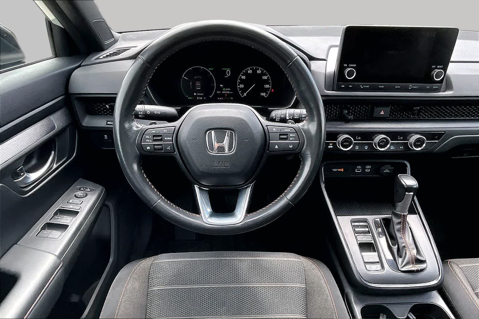 2024 Honda CR-V Hybrid Sport Platinum White Pearl at Texan GMC Buick