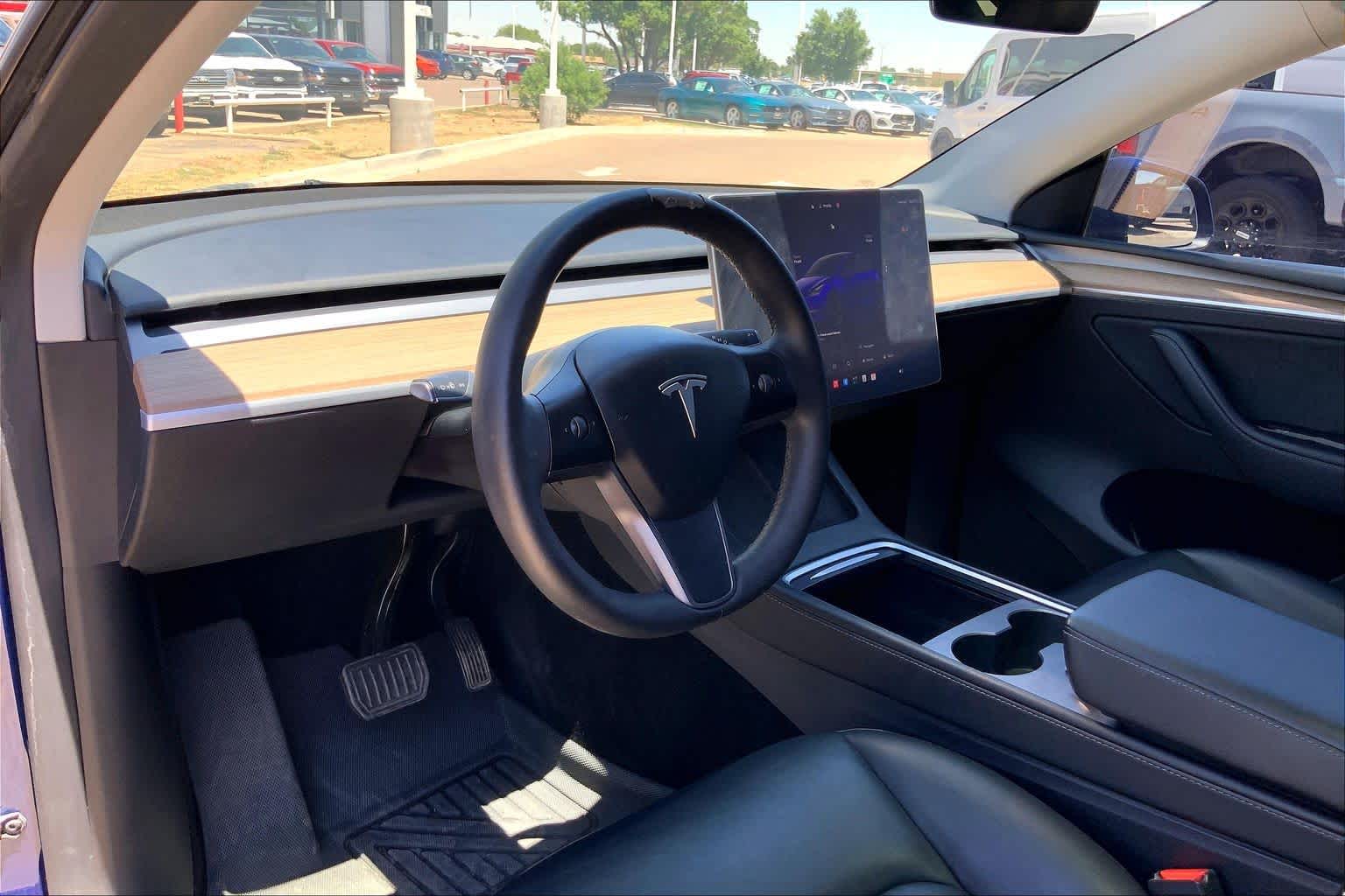 2023 Tesla Model Y Long Range Deep Blue Metallic at Mac Haik Ford