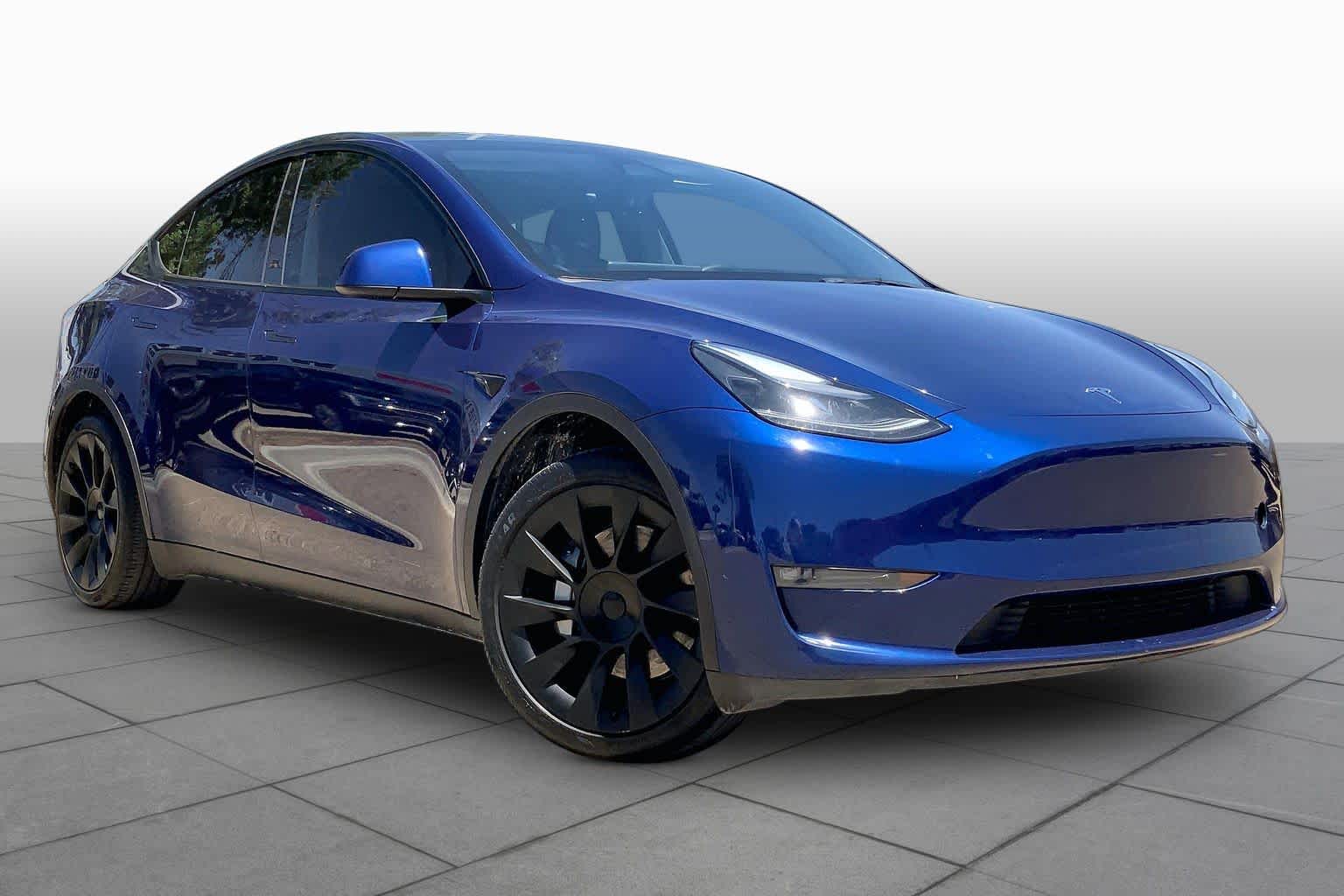 2023 Tesla Model Y Long Range Deep Blue Metallic at Mac Haik Ford