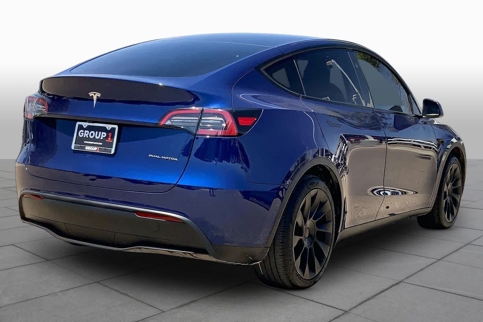 2023 Tesla Model Y Long Range Deep Blue Metallic at Mac Haik Ford