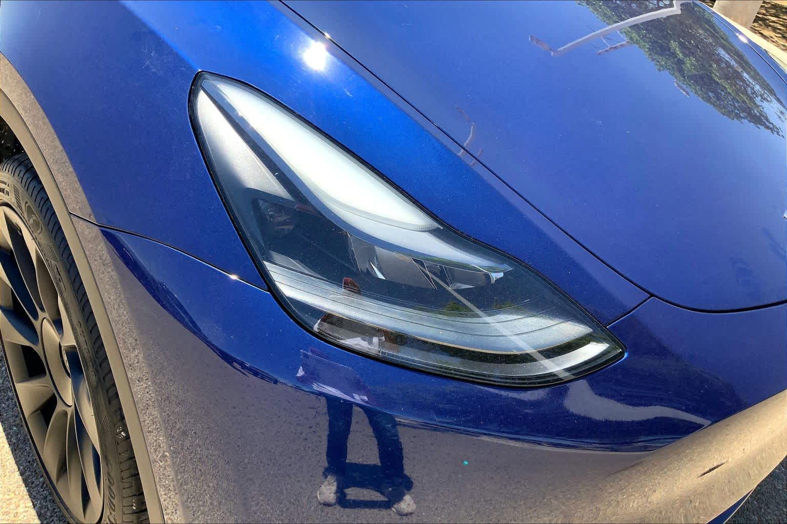 2023 Tesla Model Y Long Range Deep Blue Metallic at Mac Haik Ford