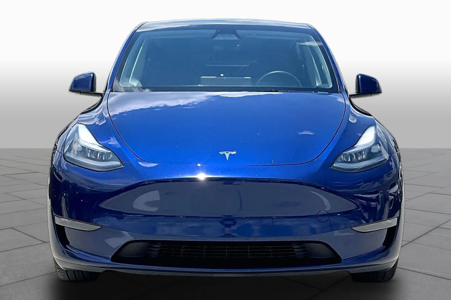 2024 Tesla Model Y Long Range Deep Blue Metallic at Group 1 Toyota Southwest