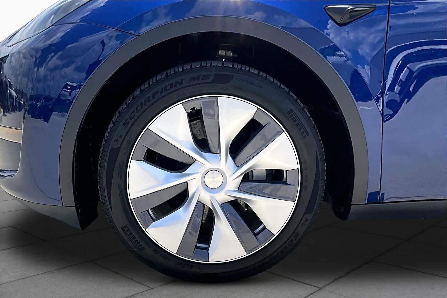 2024 Tesla Model Y Long Range Deep Blue Metallic at Group 1 Toyota Southwest