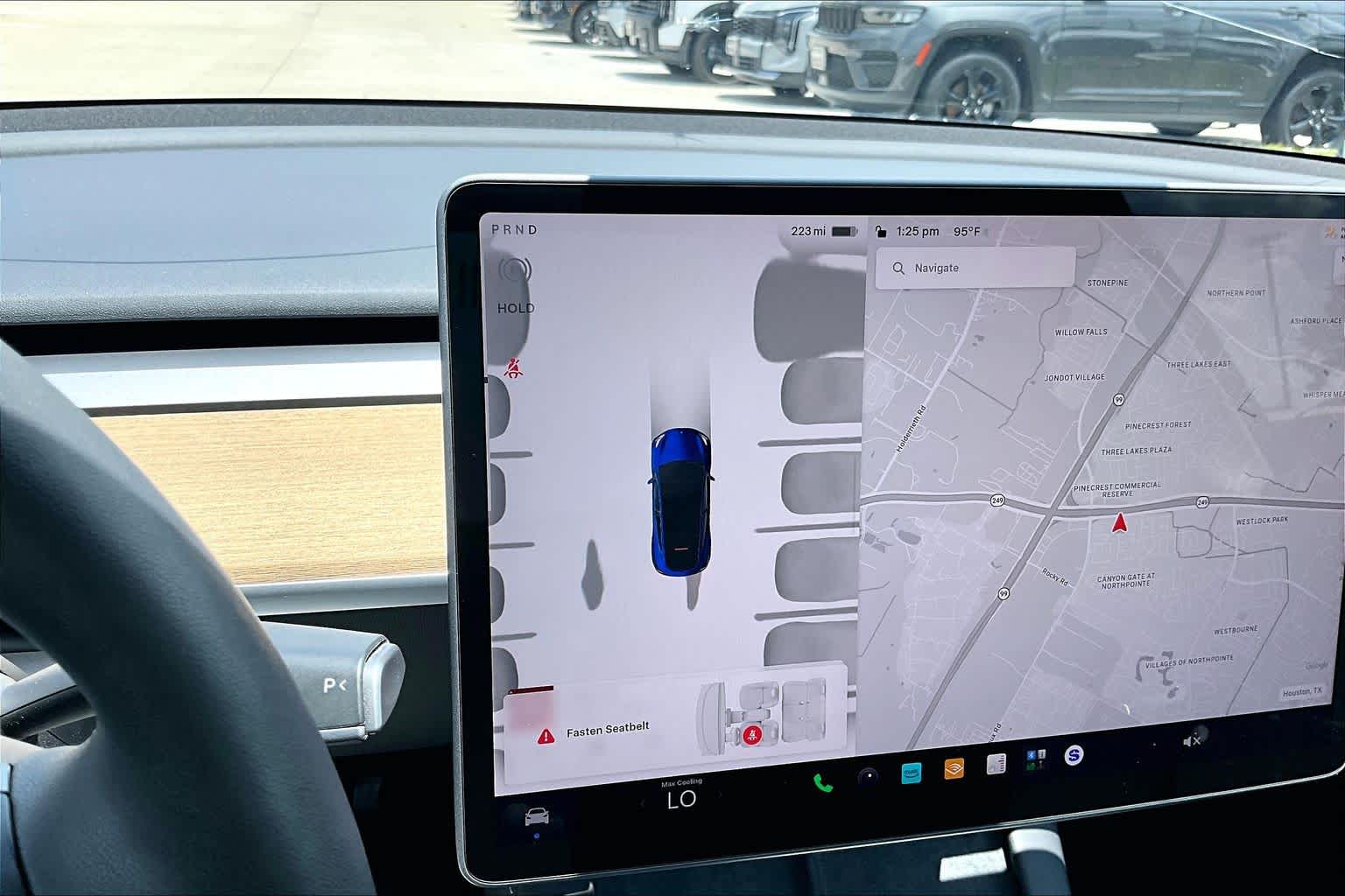 2024 Tesla Model Y Long Range Deep Blue Metallic at Group 1 Toyota Southwest