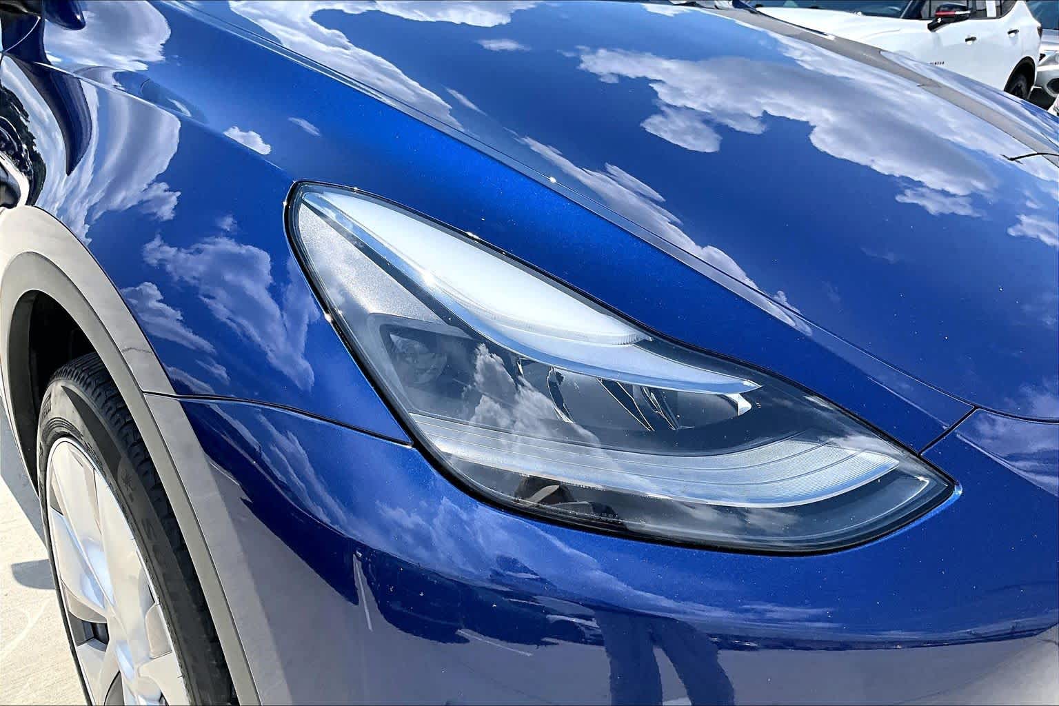 2024 Tesla Model Y Long Range Deep Blue Metallic at Group 1 Toyota Southwest
