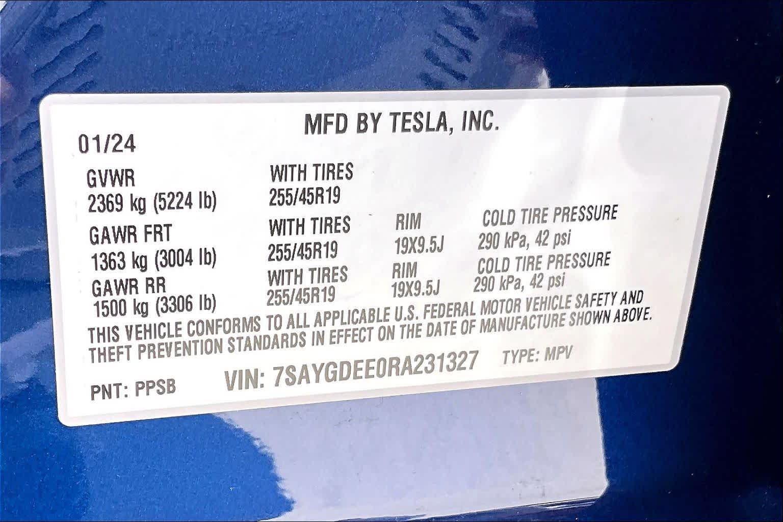 2024 Tesla Model Y Long Range Deep Blue Metallic at Group 1 Toyota Southwest