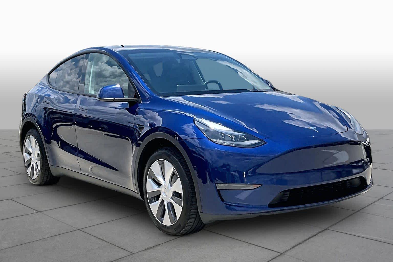 2024 Tesla Model Y Long Range Deep Blue Metallic at Group 1 Toyota Southwest