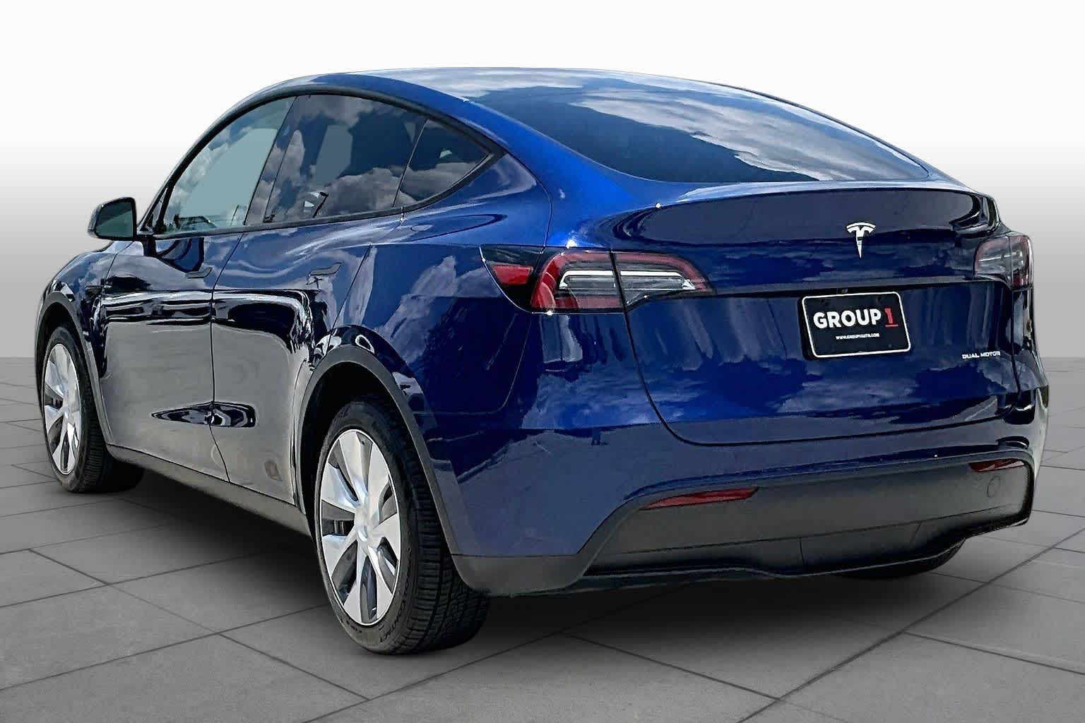 2024 Tesla Model Y Long Range Deep Blue Metallic at Group 1 Toyota Southwest