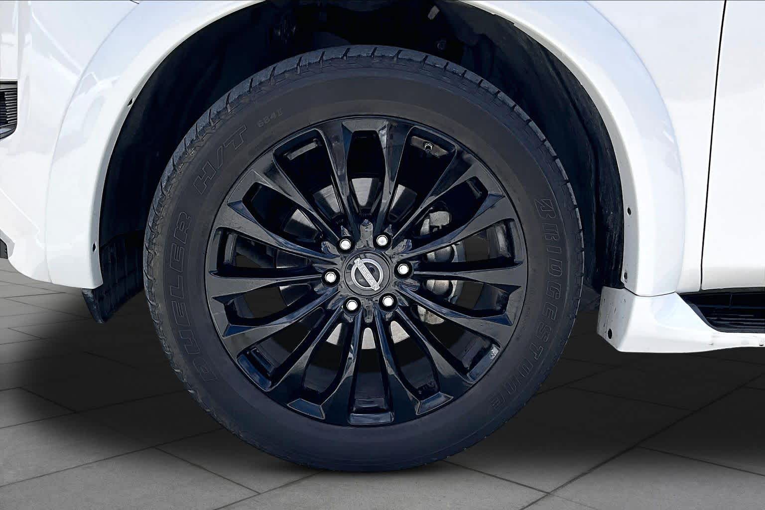 2023 Nissan Armada Platinum Aspen White Tricoat at AutoNation USA Katy