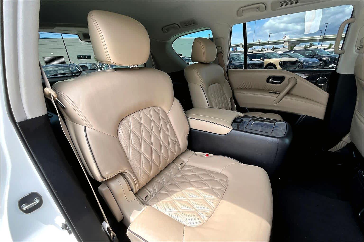 2023 Nissan Armada Platinum Aspen White Tricoat at AutoNation USA Katy